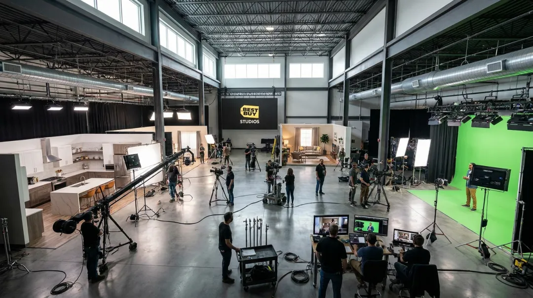 Best Buy Studios in-house creative production facility in Bloomington Minnesota
