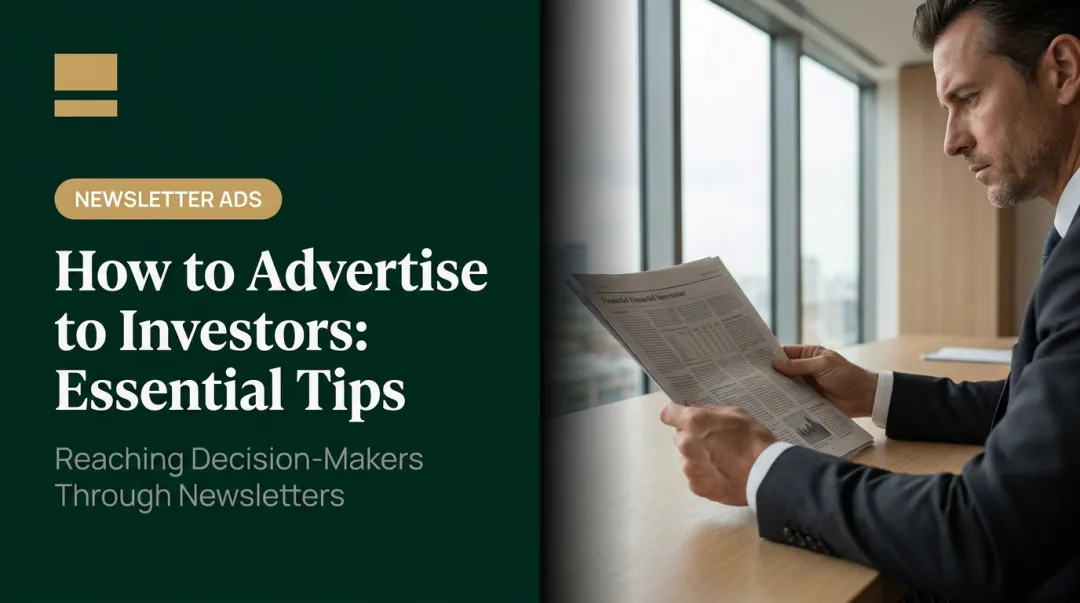 How to Advertise to Investors: Essential Tips