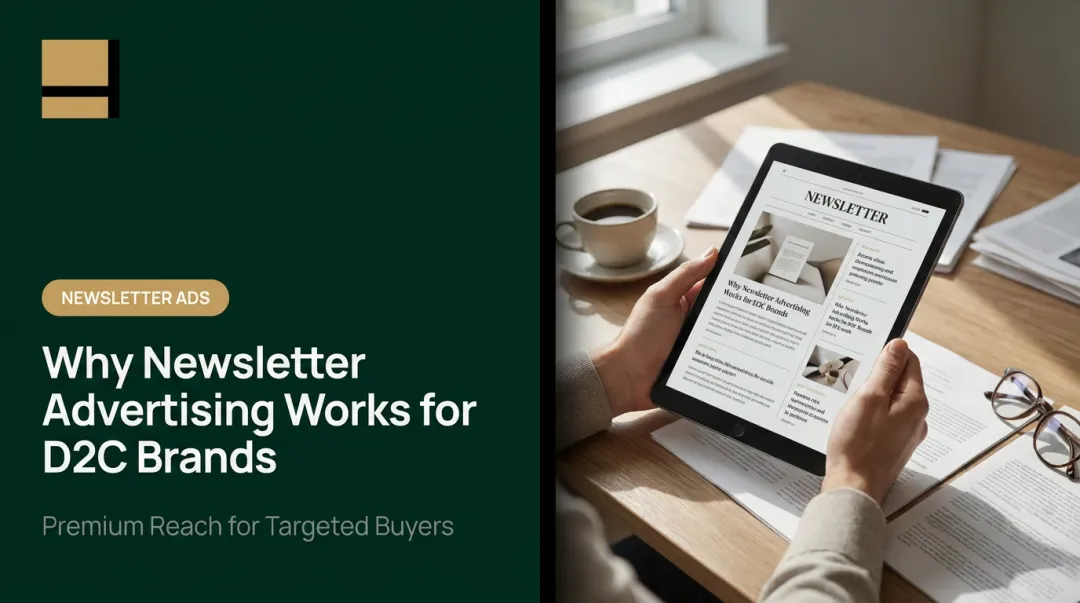 Why Newsletter Advertising Works for D2C Brands
