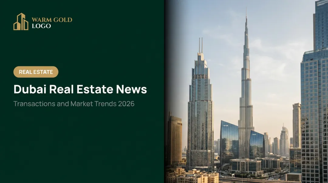 Dubai Real Estate News: Transactions and Market Trends 2026