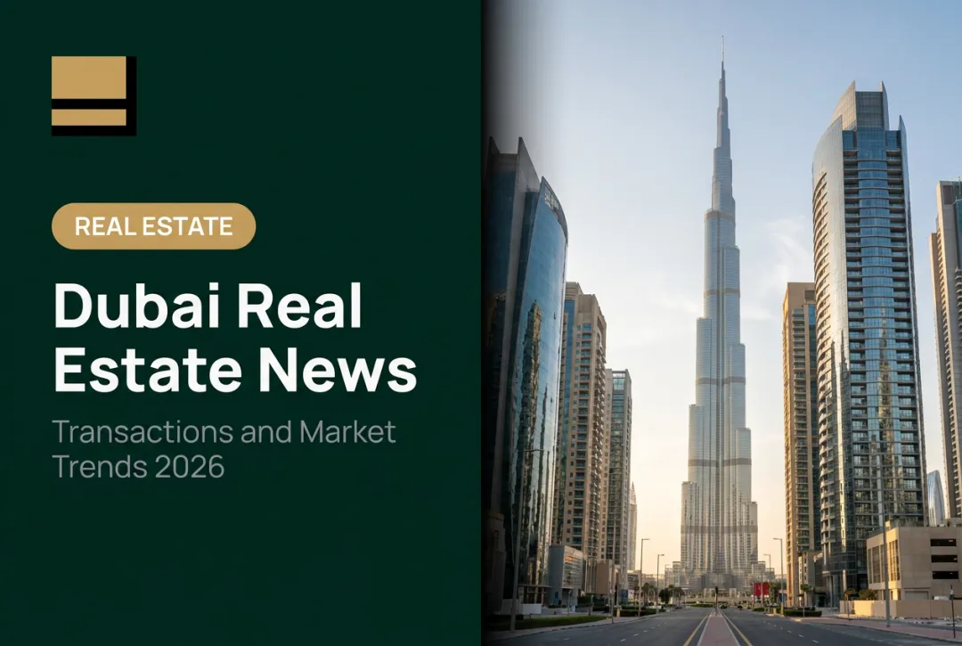 Dubai Real Estate News: Transactions and Market Trends 2026