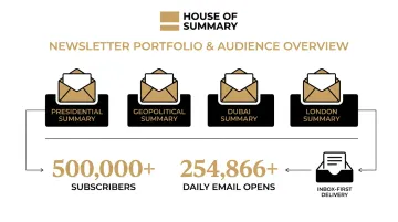 House of Summary newsletter publications audience reach and subscriber engagement metrics