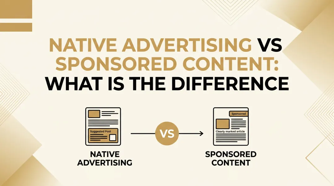 Native Advertising vs Sponsored Content: What Is the Difference