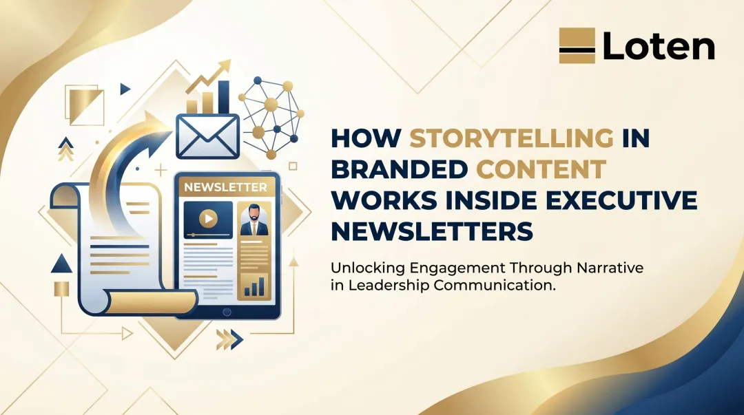 How Storytelling in Branded Content Works Inside Executive Newsletters