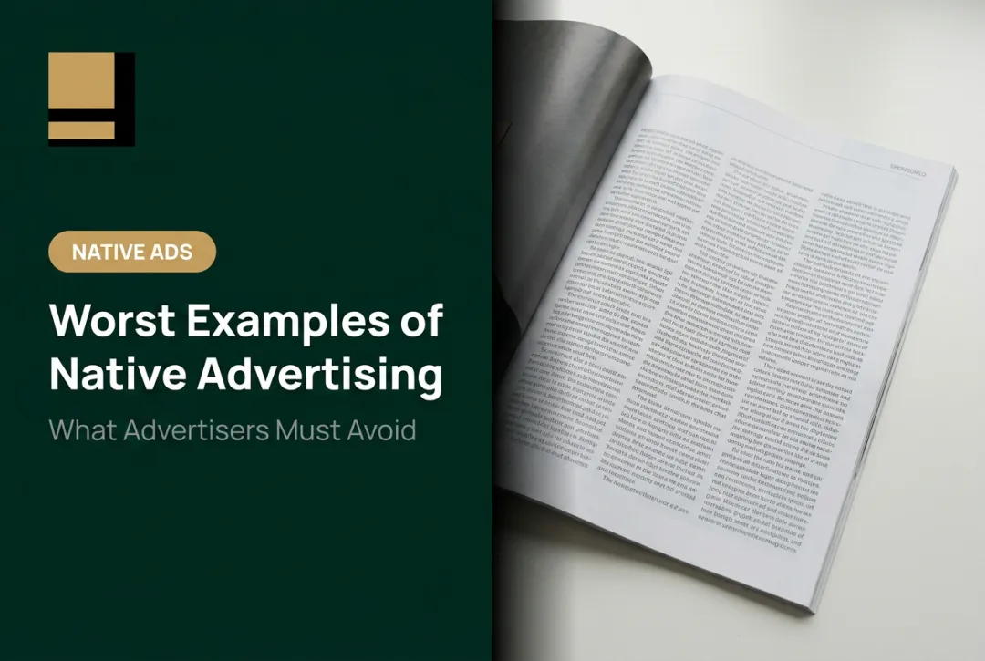 Worst Examples of Native Advertising