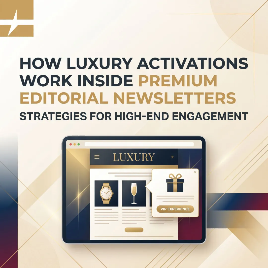 How Luxury Activations Work Inside Premium Editorial Newsletters