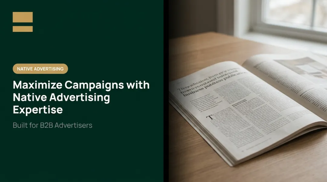 Maximize Campaigns with Native Advertising Expertise