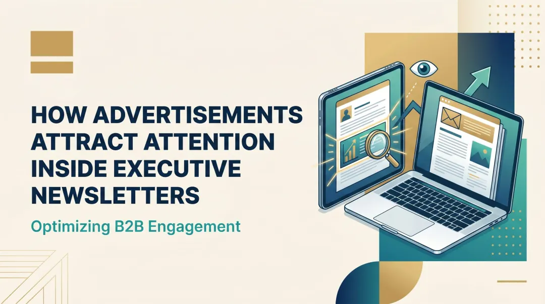 How Advertisements Attract Attention Inside Executive Newsletters