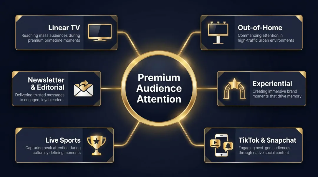 Oura Ring multi-channel advertising strategy across TV OOH social and experiential formats