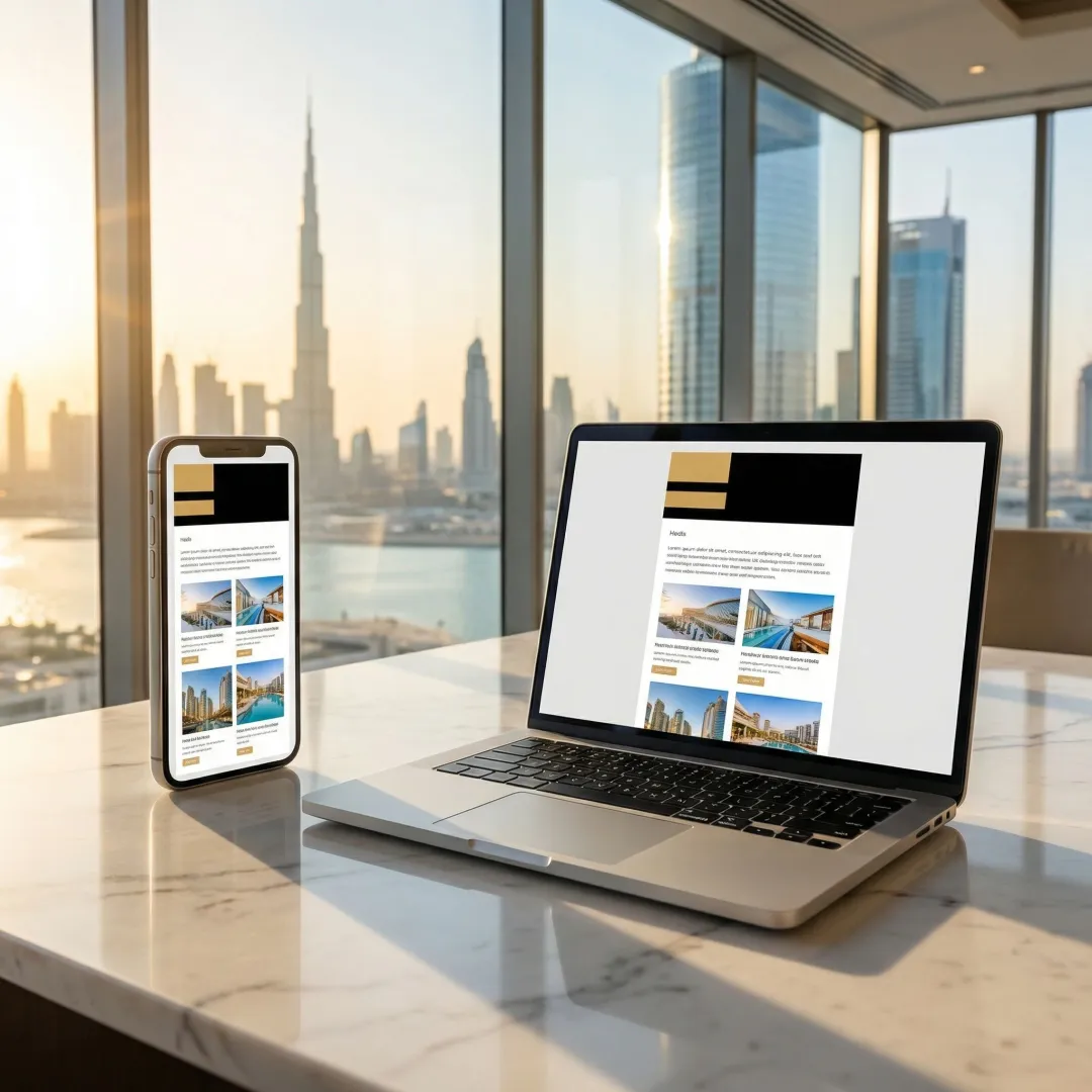 Native advertising in a premium email newsletter reaching Dubai professionals