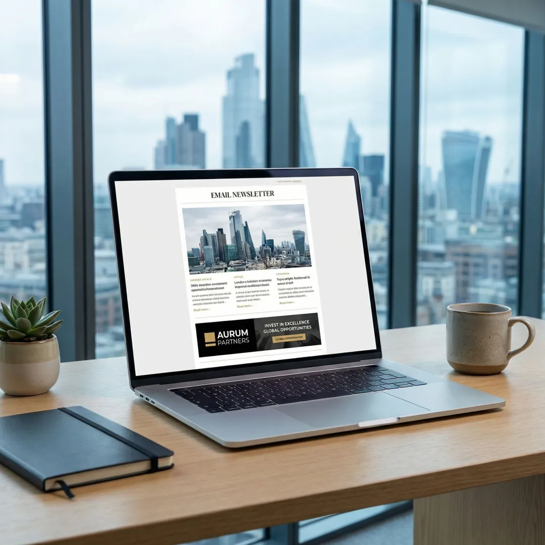 Email newsletter design and sponsored placement services reaching London professionals