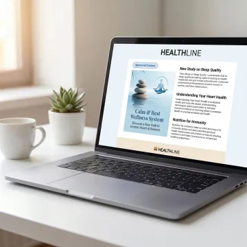 Native healthcare ad within a premium newsletter