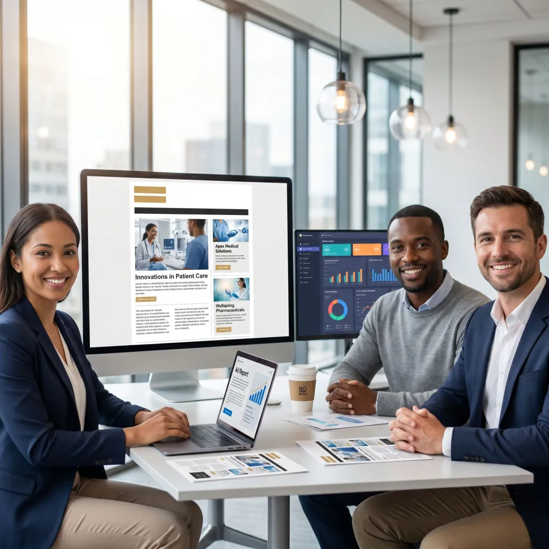 Healthcare native advertising in premium newsletters