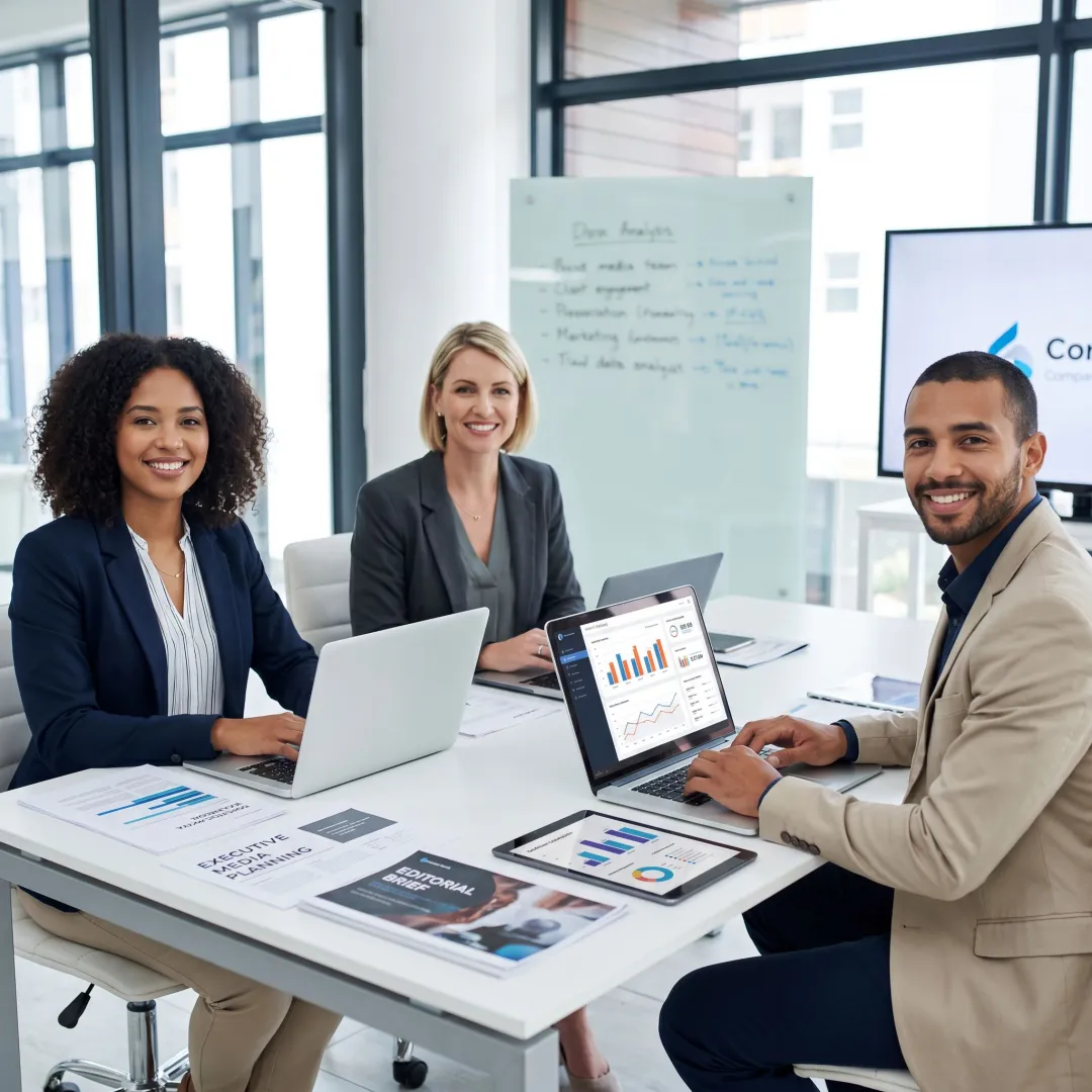 Sponsored content campaign for executive newsletter audiences