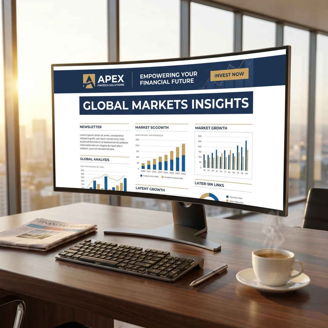 Executive newsletter sponsorship for a fintech campaign