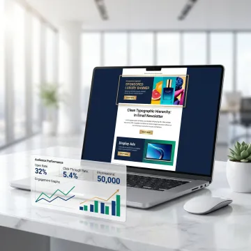 Premium newsletter ad placement example