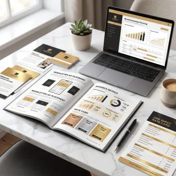 Premium newsletter advertising media kit overview