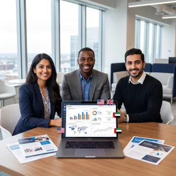 Newsletter advertising campaign dashboard for global D2C brands