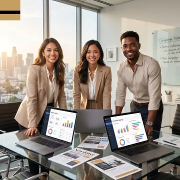 Newsletter advertising for Los Angeles executive audience