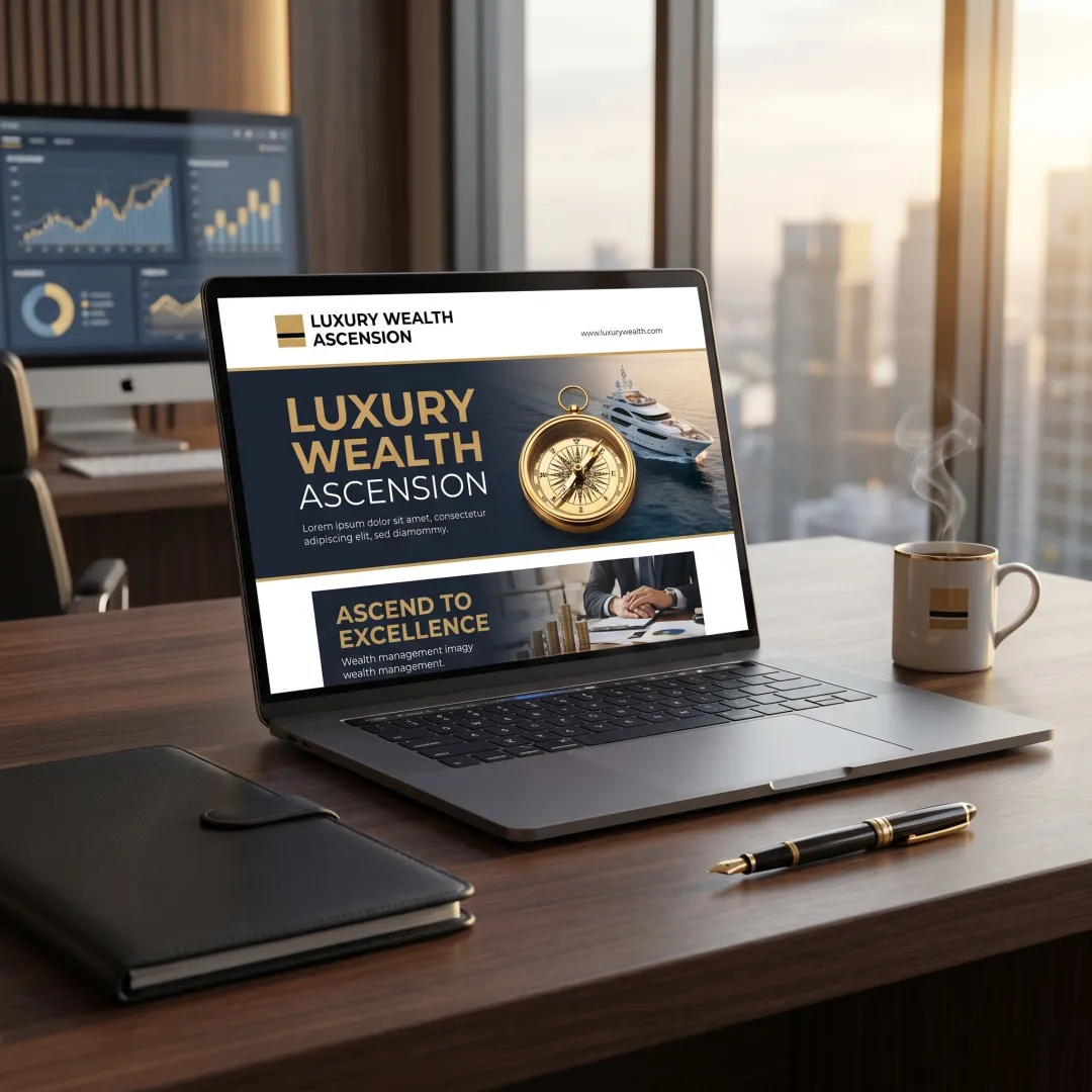 Financial newsletter advertising for HNW readers
