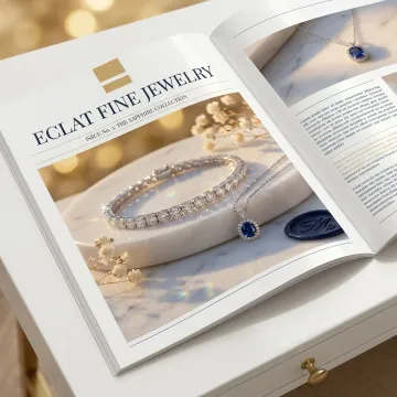 Sponsored luxury jewelry content in newsletter