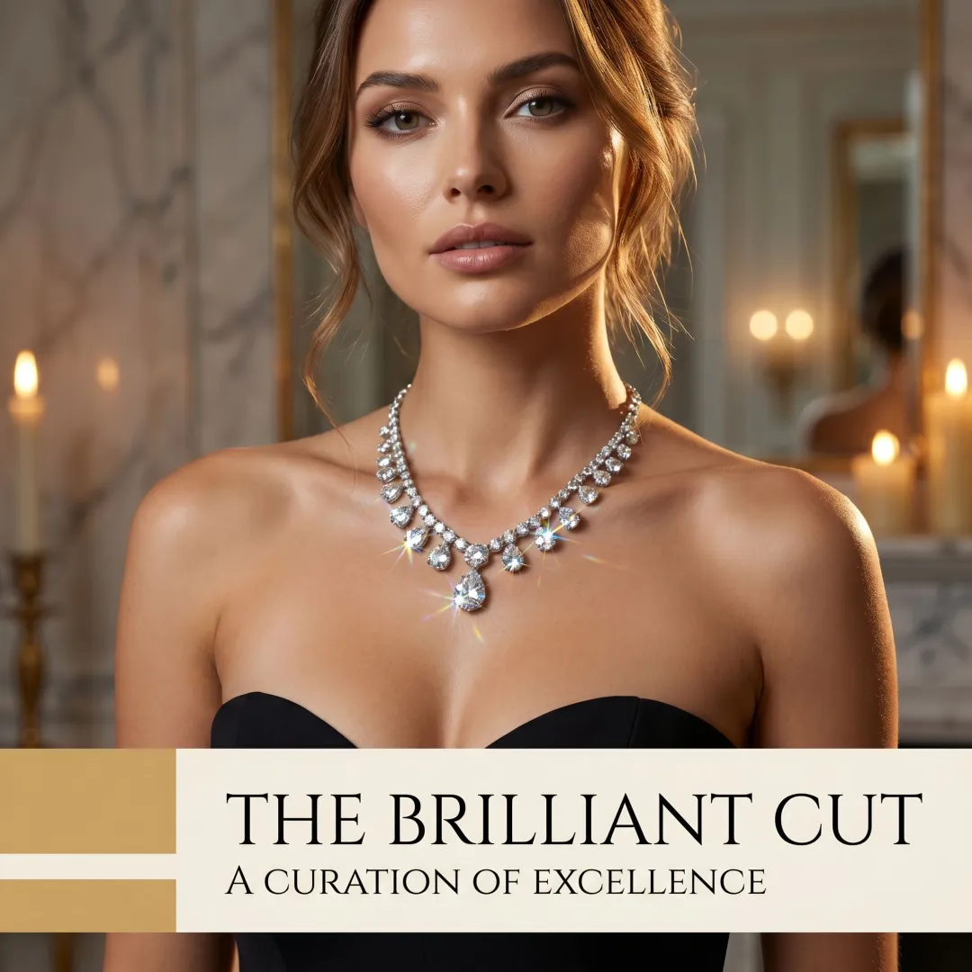 Luxury jewelry advertising campaign creative