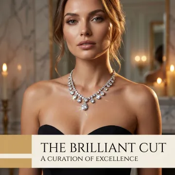 Luxury jewelry advertising campaign creative