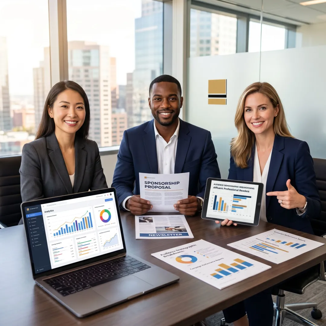 Premium newsletter ad planning and audience targeting