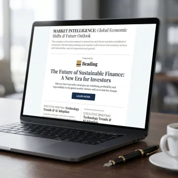 Premium newsletter ad placement in executive inbox