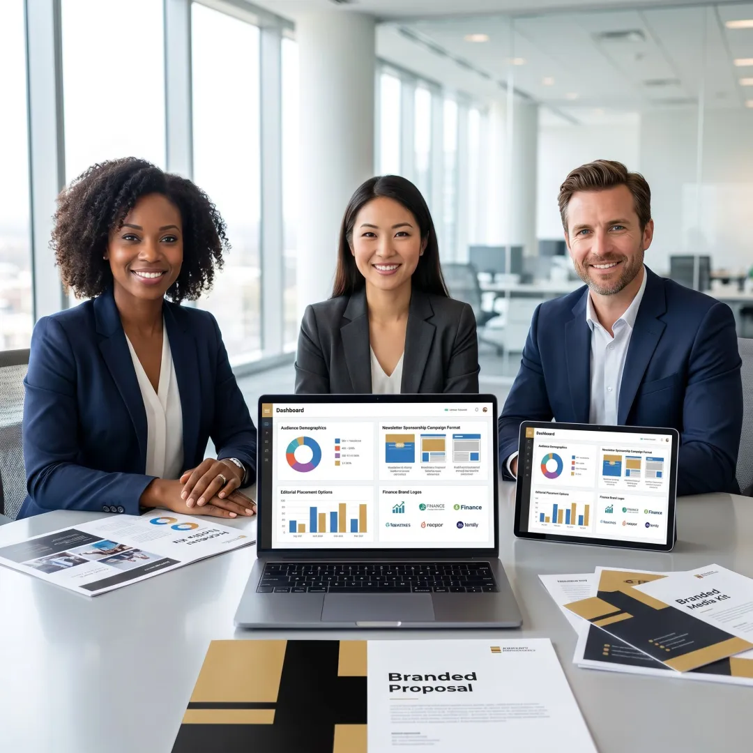 Executive newsletter advertising campaign planning