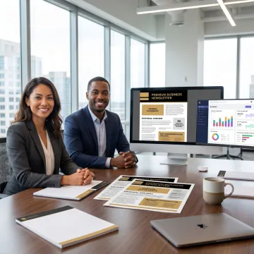 Brand sponsorship in executive newsletter