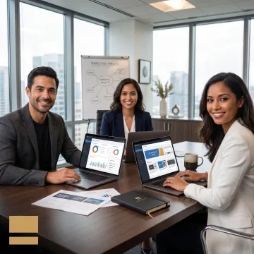Executive newsletter advertising strategy session