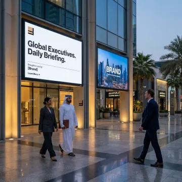 Dubai advertising campaign reaching premium shoppers