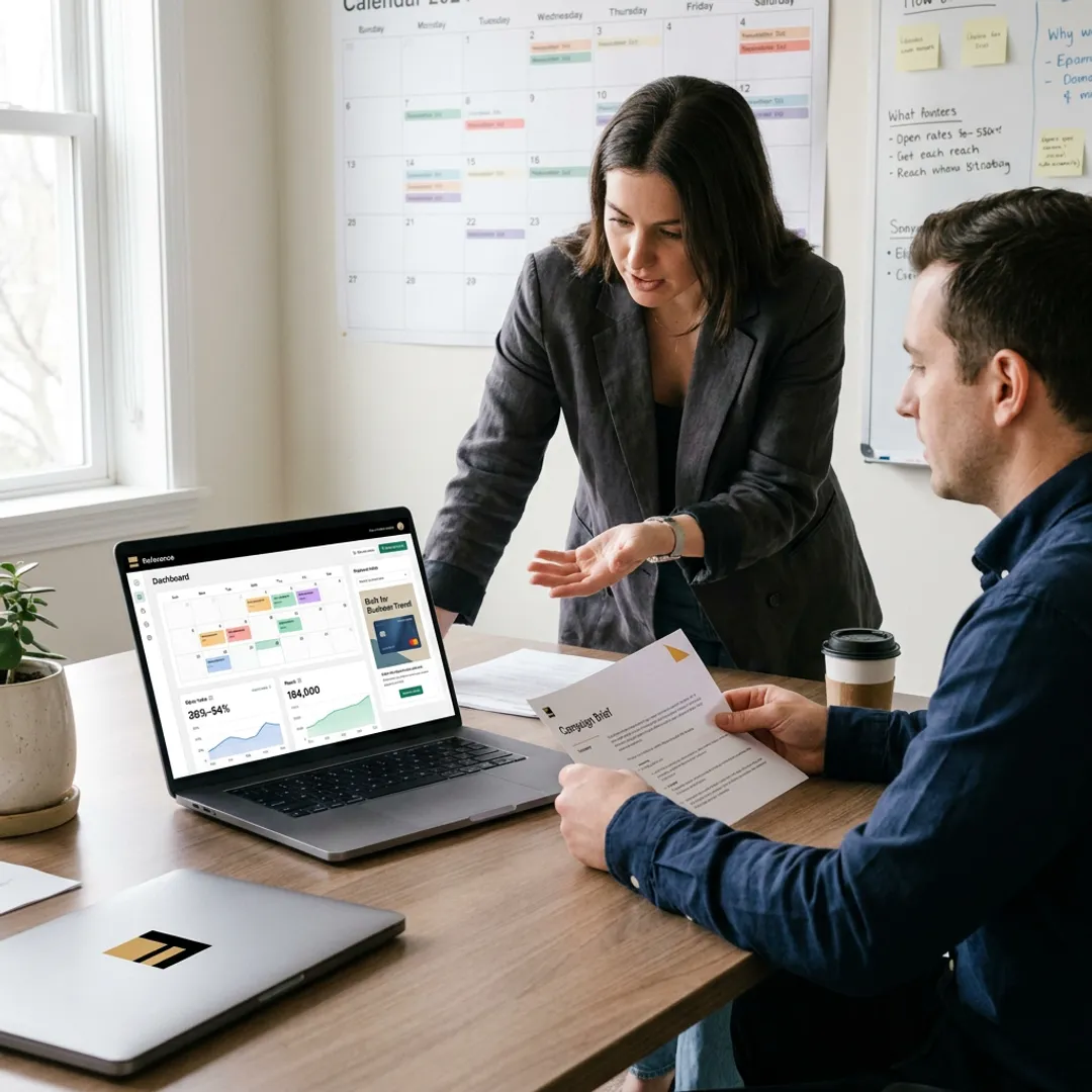 Newsletter advertising campaign planning process