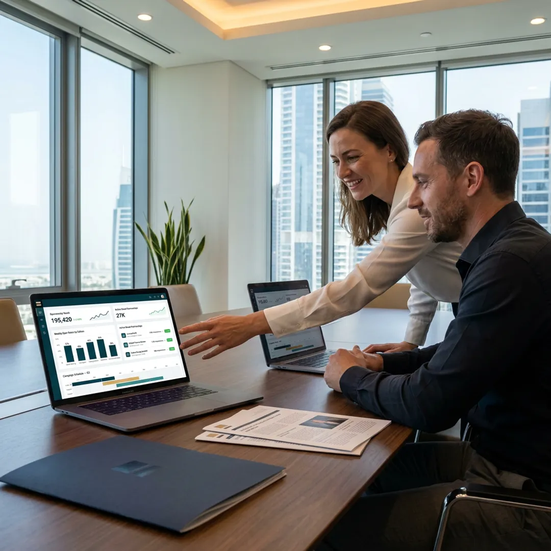Dubai newsletter sponsorship campaign for B2B marketers