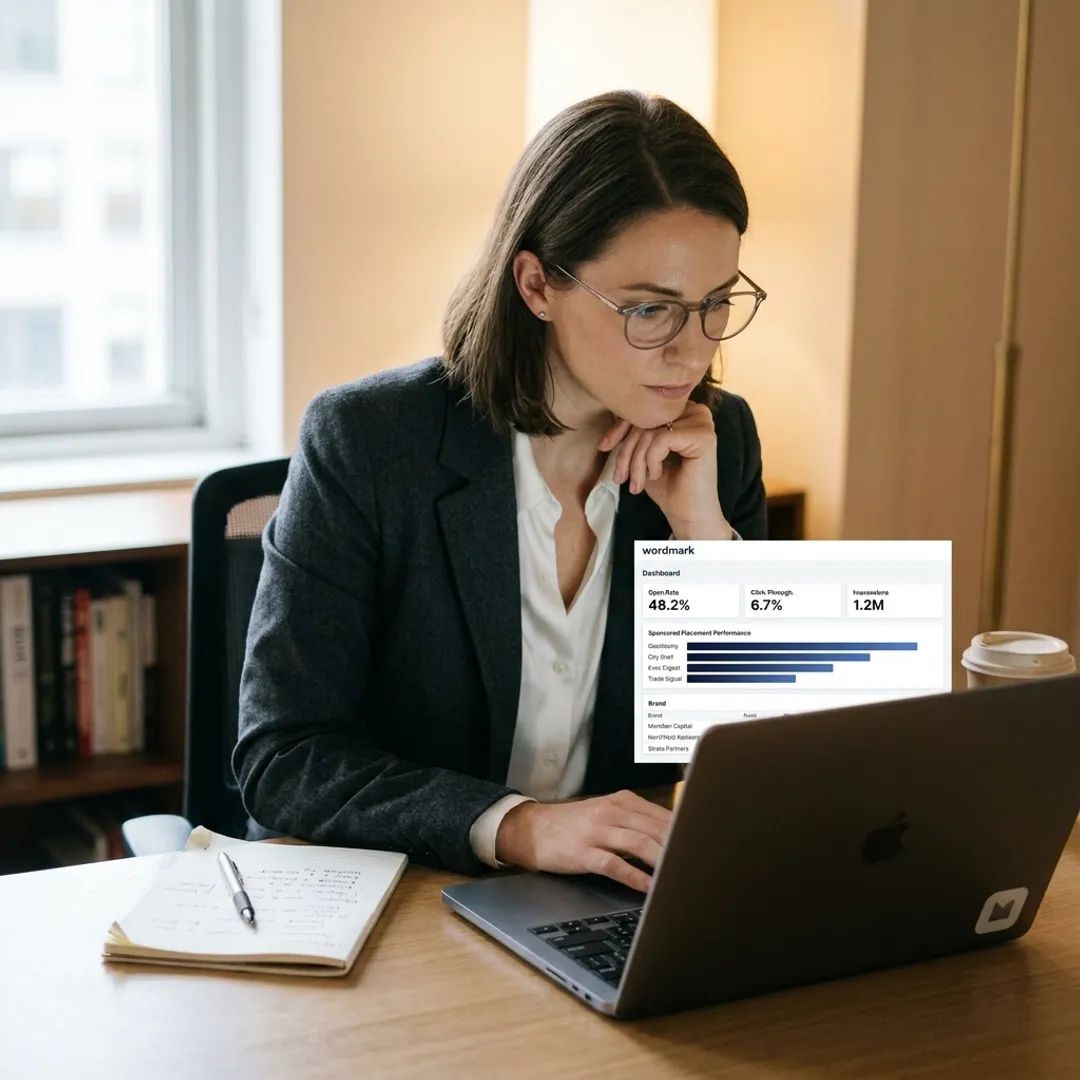 Luxury newsletter sponsorship campaign planning