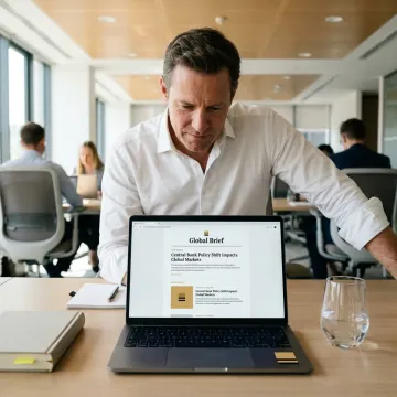 Fintech native advertising in a newsletter