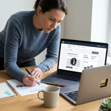 Wearable health advertising campaign dashboard
