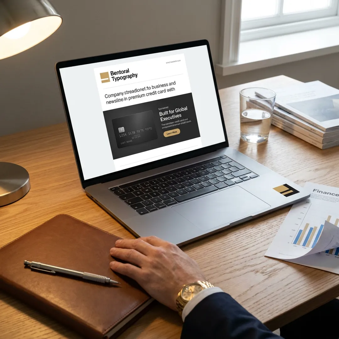Credit card marketing newsletter sponsorship