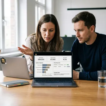 Premium credit card campaign planning dashboard