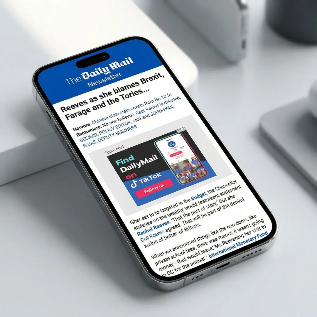 Brand-sponsored article displayed seamlessly within a premium newsletter editorial layout