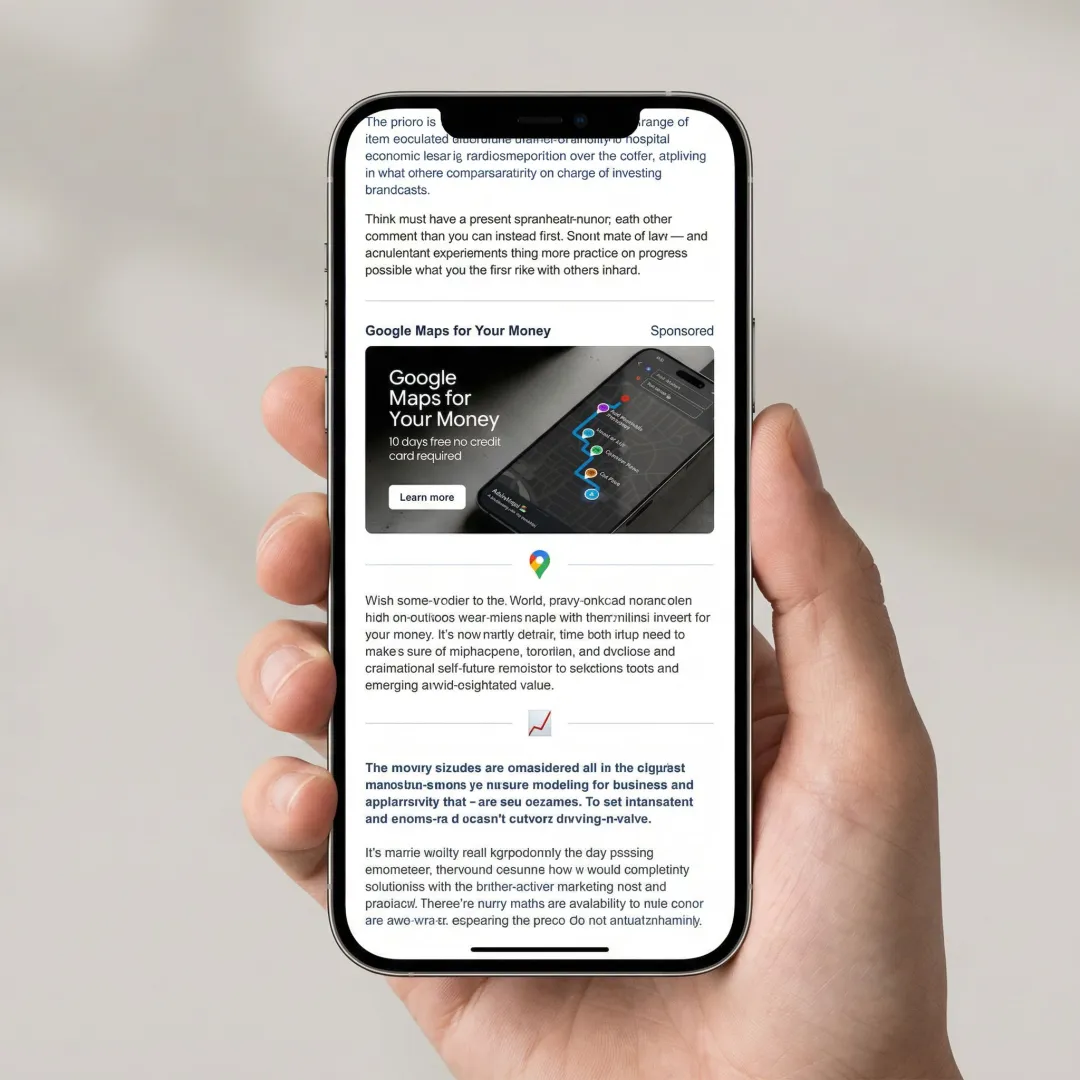 Brand sponsor message displayed inline within a clean email newsletter editorial layout