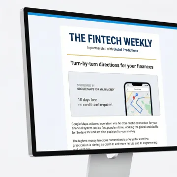Sponsor ad placement embedded within a premium newsletter email on a desktop screen