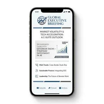 Sponsored newsletter campaign for executive readers