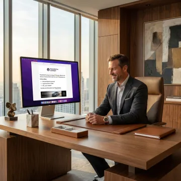 Premium newsletter ad placement for executive readers