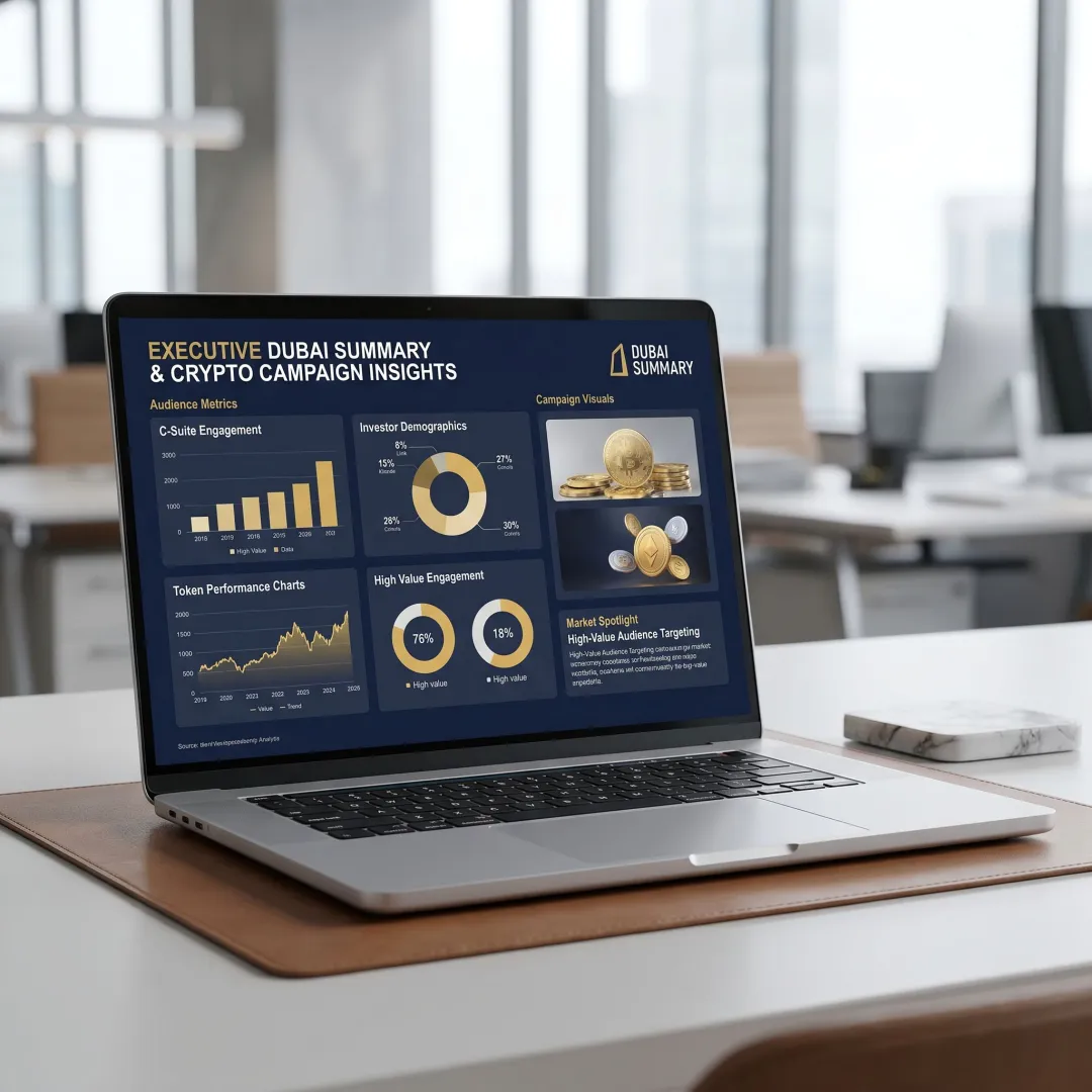 Executive newsletter advertising dashboard