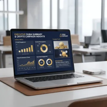 Executive newsletter advertising dashboard
