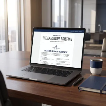 Sponsored article in a premium executive newsletter