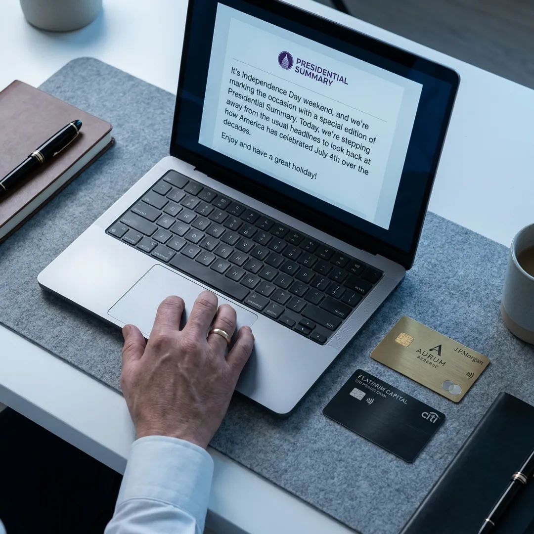 Credit card brand advertising in finance newsletters