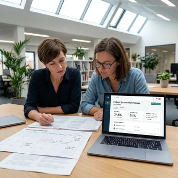Newsletter sponsorship planning session